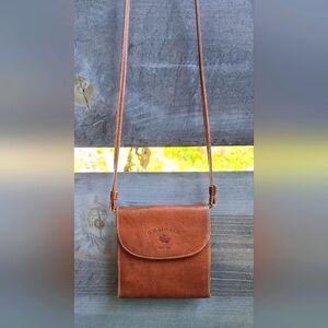 G.H. Bass & Co Brown Leather Crossbody Mini Purse